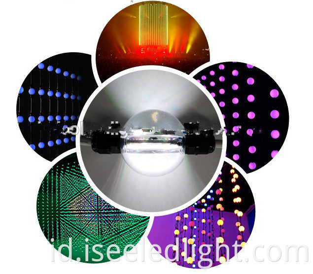 led ball sphere disco light